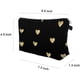 thumbnail image 2 of Neceser Negro Corazones Dorados 19X12 Cm Poliéster, 2 of 3