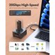 thumbnail image 5 of Duplicador de SSD GRAUGEAR NVMe M.2 Dual-Bay Clone Station, 5 of 9