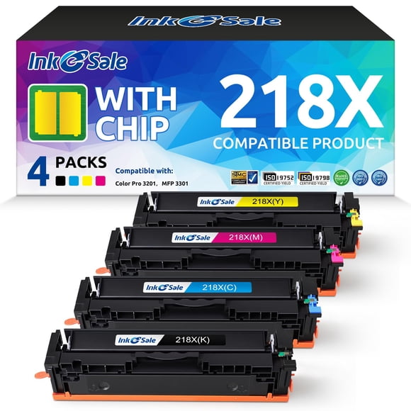 Cartucho de tóner INK E-SALE 218X - Pack de 4 colores