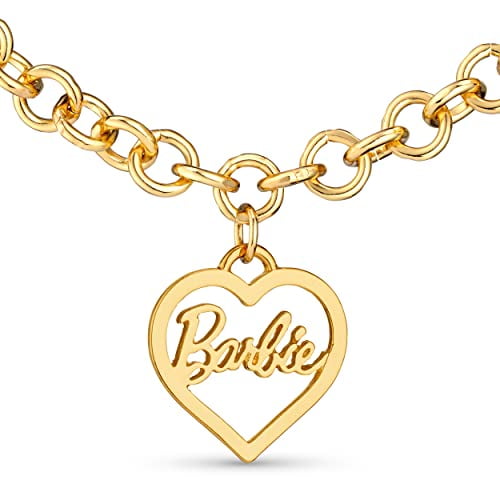 Collar Barbie Con Eslabones Redondos En Forma De Corazón,