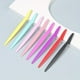 thumbnail image 2 of 8 Pcs Handheld Manual Razor Eyebrow Shaver For Removal Tools Plastic Woman Trimmer With Cover, Portable Shaping Knife Razors For Ladies, 2 of 4