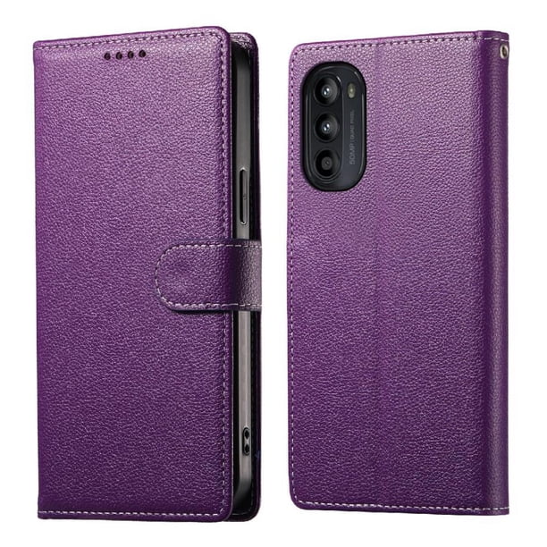 Funda para FOXDOCK Motorola Moto G52 4G– Cuero Premium, 3 ranuras para tarjetas, Protección contra impactos