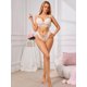 thumbnail image 2 of INSPIRE CHIC Ropa interior de encaje para mujer, bragas de tiro bajo, transpirables y suaves, talla grande, beige, 2 of 4