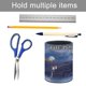 thumbnail image 5 of El Expreso Polar-theme Cylinder Pen Holder Pencil Organizer with Flannel Lining PVC Leather Material Cardboard Base for study work 10*8CM, 5 of 6