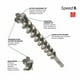 thumbnail image 2 of Broca perforadora BOSCH HC5051 Speed-X SDS-Max 21x2,54 cm, 2 of 2