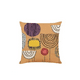 thumbnail image 1 of Set de 4 Fundas Cojín Lino Algodón Cuadrado 45 cm Beige, 1 of 3