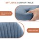 thumbnail image 5 of Silla de oficina DUMOS Comfy Rolling Swivel azul para adultos, 5 of 8