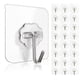 thumbnail image 1 of Ganchos adhesivos de pared pride noble transparentes, resistentes, paquete de 16, 1 of 5