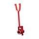 thumbnail image 3 of Soporte De Caña De Pescar De Metal Soporte De Caña De Pescar Soporte De Bloqueo Casillero Para Pesca Al Aire Libre Rojo, Largo, 3 of 5
