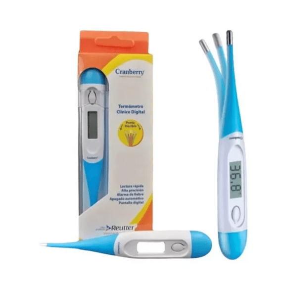 Termometro Digital Con Alarma Punta Flexible