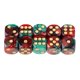 thumbnail image 3 of Dados De Juego De 6 Lados Dados De 16 Mm Para Juegos De Mesa Y Ense?anza De Matemáticas Rojo + Verde, 3 of 5