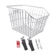 thumbnail image 3 of Cesta Trasera para Bicicleta, Cesta de Hierro de Fácil Instalación, Cesta de Alambre para Bicicleta, Estante de Carga para Montar Bicicletas Plegables, 3 of 5