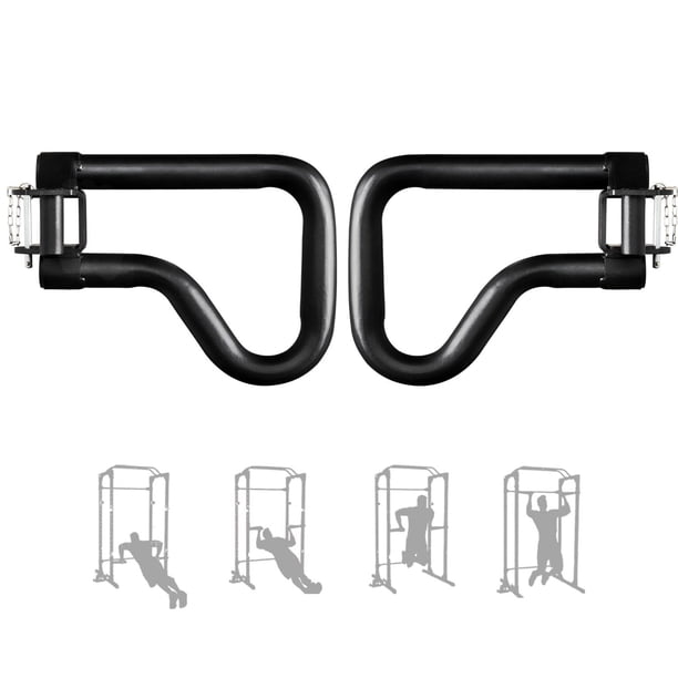 Barras para Fondos Yes4All Capacidad 227 kg para Jaula de Potencia 5x5 cm con Agujero de 2.5 cm