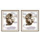 thumbnail image 4 of 2 Uds Gato Colgar Allí Kit De Punto De Cruz Estampado DIY Costura 11CT 23x27cm, 4 of 5