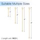 thumbnail image 3 of Extensores de Collar VANBARIS Baño de Oro 14K sobre Plata de Ley 925 - Pack de 4, 3 of 8
