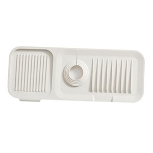 Bothyi - Alfombrilla Para Grifo De Cocina, Alfombrilla Lavable Para Fregadero, Alfombrilla Para Goteo, Reutilizable Para Baño, Restaurante, Blanco