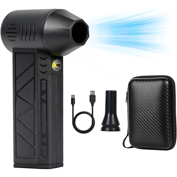 Soplador De Aire Inalámbrico 120 000 Rpm Con Luz Led 3 Velocidades