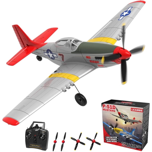 Avian RC LEAMBE P51 Mustang 4 Canales 2.4GHz 15in Gyro