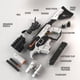 thumbnail image 2 of Fusil de francotirador automático Sofiten con pistola de juguete y kit de chaleco táctico, 2 of 7