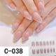 thumbnail image 1 of 14 pcs Glitter Nude Pink Nail Art Stickers - Full Cover Self-Adhesive Gel Nail Decals for Women DIY Nail Art, 1 of 3
