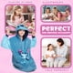 thumbnail image 4 of Sudadera con capucha Disney Blue Stitch, forro polar sherpa para niños, 4 of 6