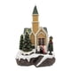 thumbnail image 2 of Estatua De Iglesia Navideña Con Luces Y Música, Hecha De Resina Artesanal, Ideal Para Estantería, Fiestas O Dormitorio., 2 of 5