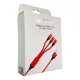 thumbnail image 1 of Cable 1Hora Carga Rapida 3en1 Rojo 1M, 1 of 2
