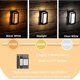 thumbnail image 3 of Aplique de pared Rosykite 2 unidades 18W 3 temperaturas de color impermeable, 3 of 9