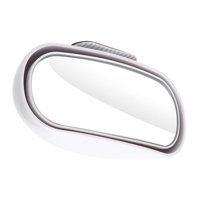 Magideal - Giratorio Impermeable De 360 Degree Para Coches Universales, Espejo Ciego Gran Ajustable Que Maximiza La Visión Trasera , Blanco Espejo Punto Ciego Blanco
