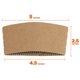 thumbnail image 3 of Fundas para Vasos de Café FMP Brands Kraft Paquete de 100 para 12-24oz, 3 of 7