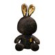 thumbnail image 3 of Conejo De Peluche De A?o Nuevo Lunar Chino Conejito Lindo Para Adornos De Mesa Negro, 3 of 5