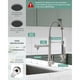 thumbnail image 2 of Llave Cocina Fapully 100550N Acero Inoxidable Doble Salida, 2 of 3