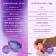 thumbnail image 5 of Disco menstrual Bodyotics Comfydisc 2X (S & L), protección de 12 horas, 5 of 8