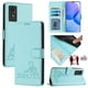 thumbnail image 1 of Funda tipo cartera FOXDOCK para TCL 501 con soporte, ranuras, RFID, diseño de gato, 1 of 5