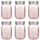 thumbnail image 1 of Frascos Mason Amzcku 16 oz Rosa Rosado, 6 unidades, 1 of 6