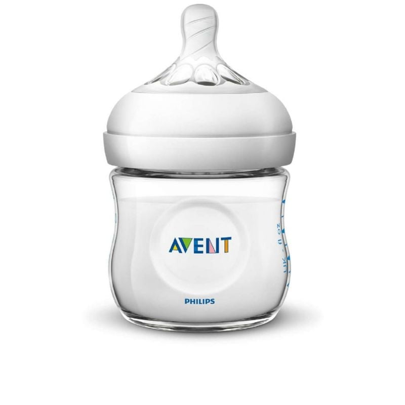 Mamadera Natur 125ml Transparente Avent