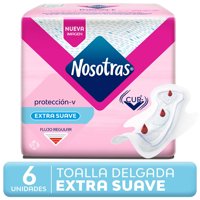 Toallas Higiénicas Delgada Suave Con Alas 6 Un Nosotras