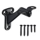 thumbnail image 1 of Soporte para pasamanos Midofar Triumph de 3" negro mate, paquete de 3, 1 of 7