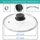 thumbnail image 2 of Tapa de vidrio Siireemuu para Instant Pot de 6 cuartos, 9.1" de acero inoxidable, 2 of 7