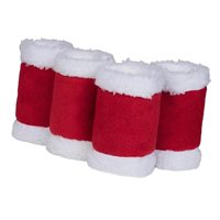 Magideal - 4X Vendas Para Patas De Caballo, Botas Para Moscas, Equipo De Protección, Vendas Para Patas De Oveja, Protección Para Patas De Caballo, Protección Par