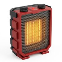 Calefactor De Ambiente Comfort Zone 1500 W Cerámico Con Ventilador 110 V Rojo
