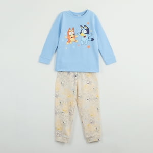 Pijama Niño Estrellas Celeste Bluey