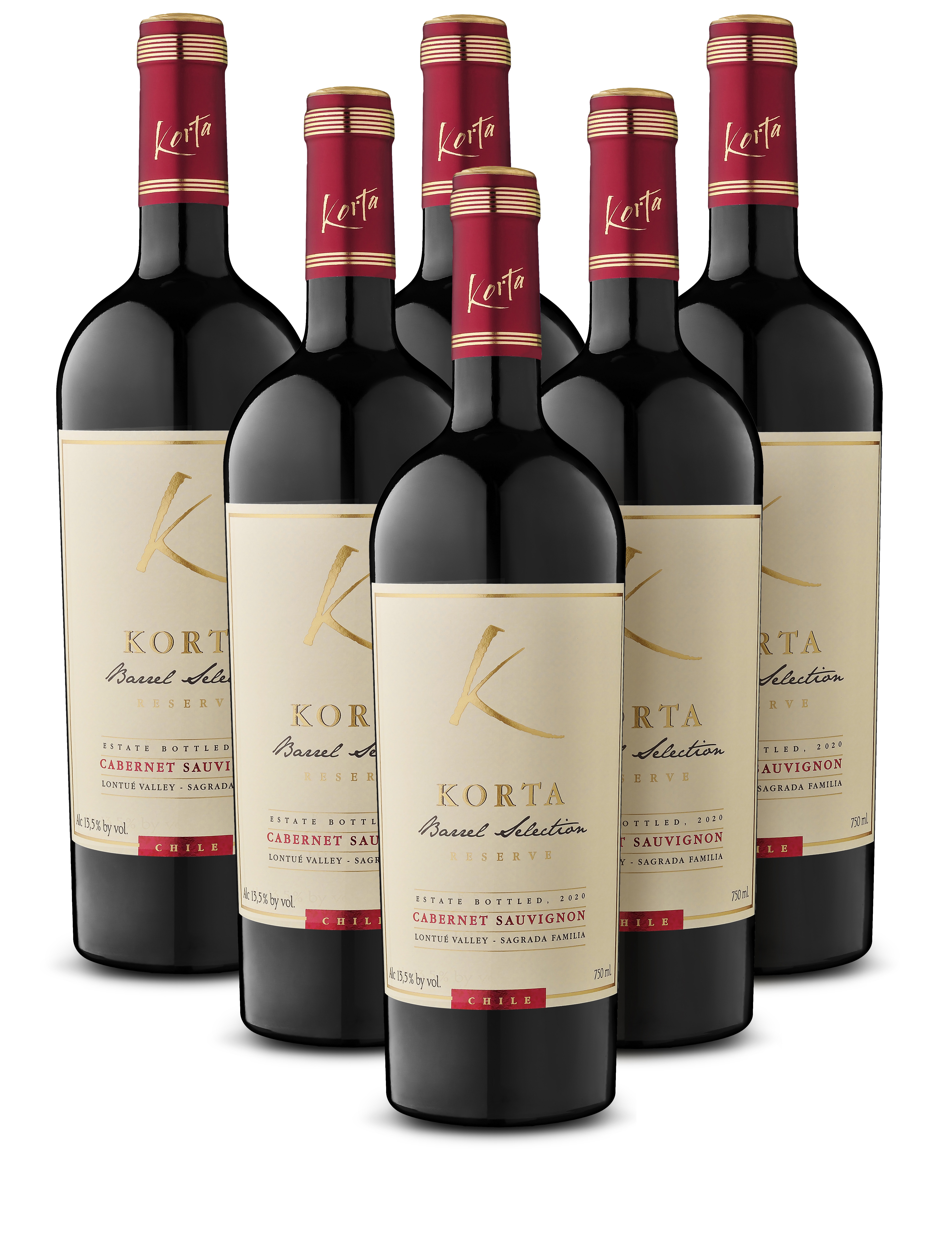 Korta - Vino Gran Reserva Barrel Cabernet Sauvignon, 6 Botellas