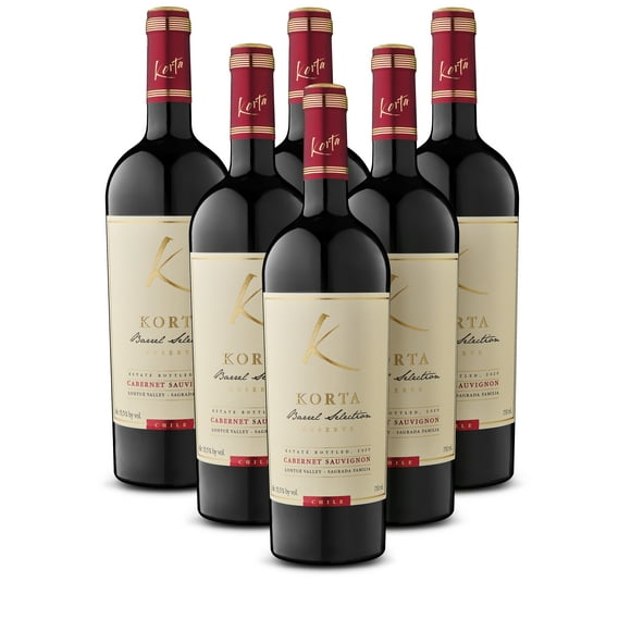 Vino Gran Reserva Barrel Cabernet Sauvignon, 6 botellas