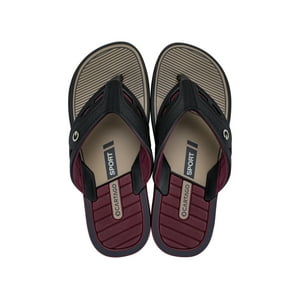 Sandalia Hombre Negro/Bordo Dallas Cartago