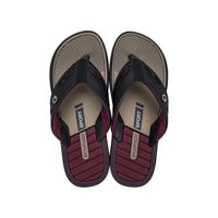 Sandalia Hombre Negro/Bordo Dallas Cartago