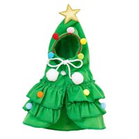 Magideal - Ropa De Navidad Para Mascotas, Ropa De Año Nuevo Para Gatos, Sudadera Con Capucha Para Mascotas, Traje De Papá Noel Para Perros Pequeños Y Medianos, R Verde Grande