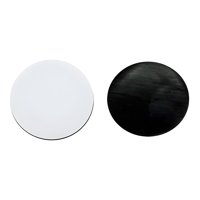 Genérico - Pack 24 Imanes Sublimación 5 Cm Blanco