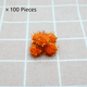 thumbnail image 1 of suxuMhao Pompones Naranjas para Manualidades Pompones de Oropel Esponjosos Pompones con Brillo Decoración de Ropa 0.59 Inch 100 Pzas Pompones Al por Mayor para Manualidades DIY Adornos de Fiesta, 1 of 3