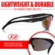 thumbnail image 4 of Gafas de sol Franklin Sports MLB Flip Up Baseball negras 60 mm, 4 of 9